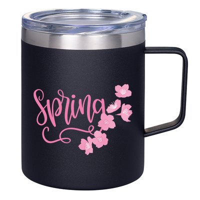 Spring Flower 12oz Stainless Steel Coffee Mug