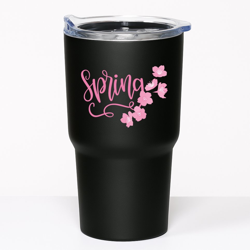 Spring Flower Tumbler
