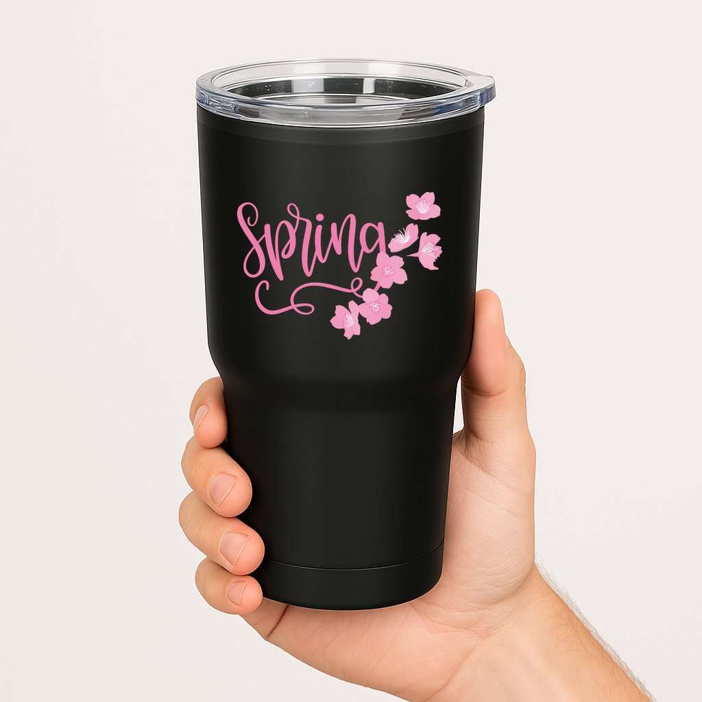 Spring Flower Tumbler