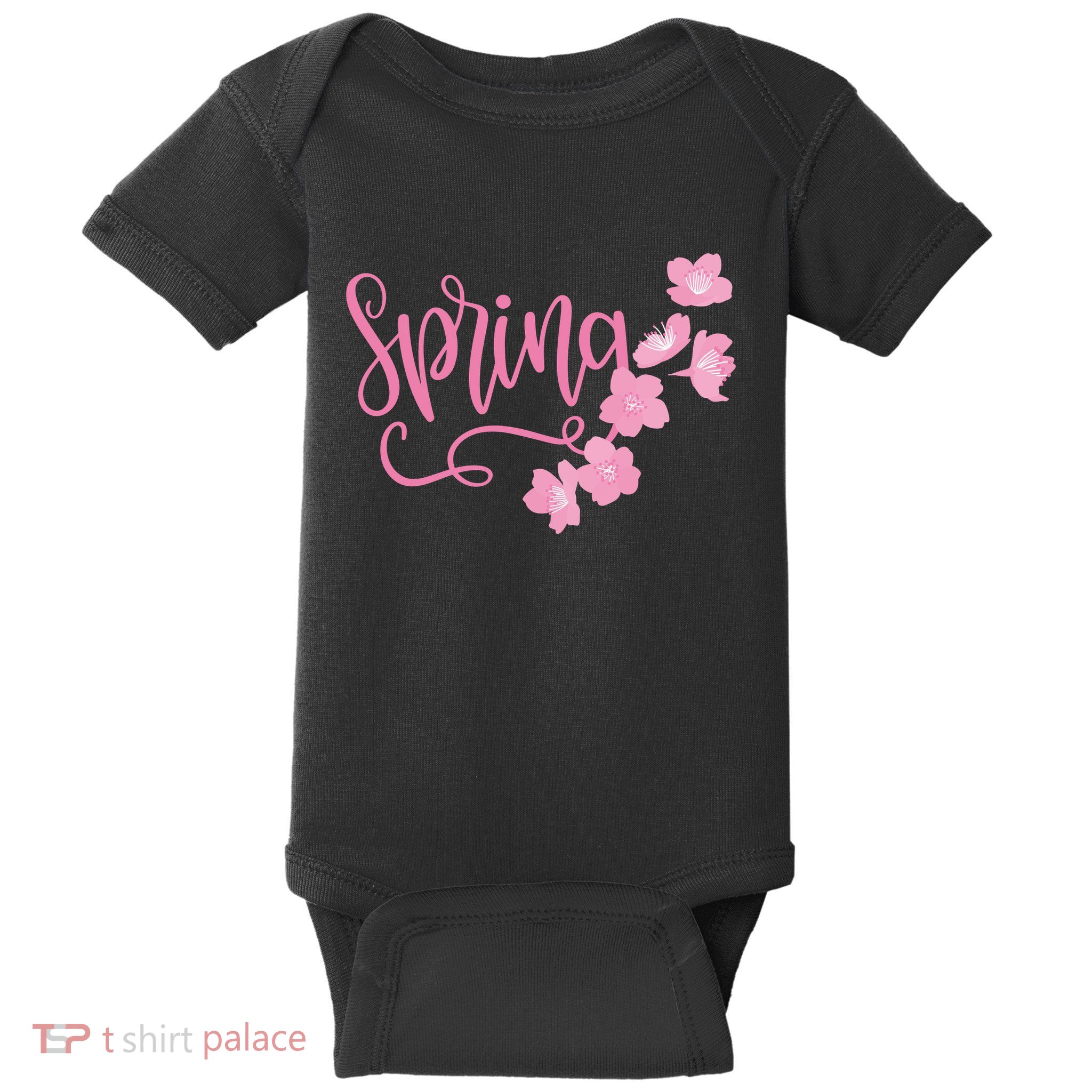 Spring Flower Baby Bodysuit