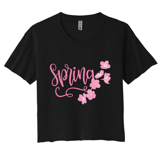 Spring Flower Crop Top