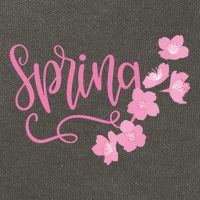 Spring Flower Cotton Canvas Backpack