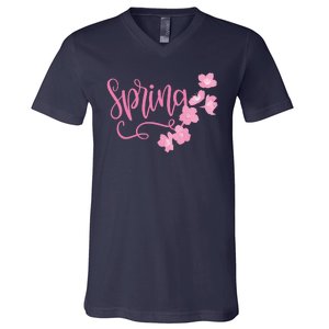 Spring Flower V-Neck T-Shirt