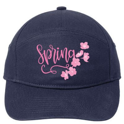 Spring Flower 7-Panel Snapback Hat