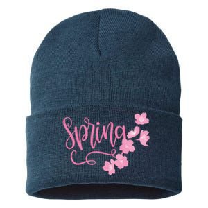 Spring Flower Sustainable Knit Beanie