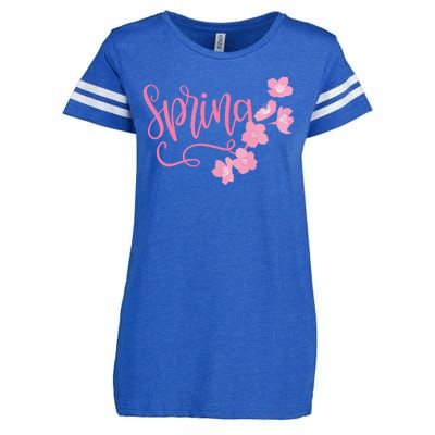 Spring Flower Enza Ladies Jersey Football T-Shirt