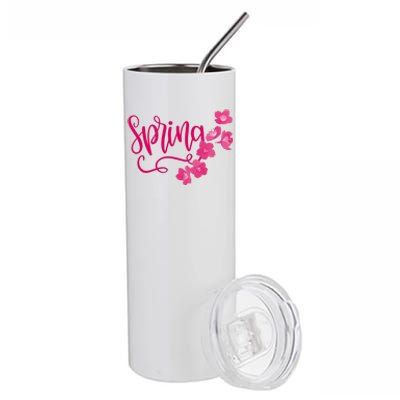 Spring Flower Stainless Steel Tumbler