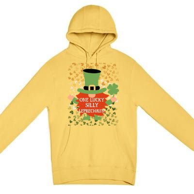 Silly Funny St PatrickS Day Lucky Gnome Family Matching Gift Premium Pullover Hoodie