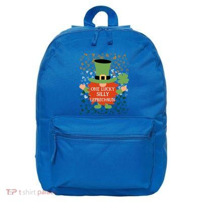 Silly Funny St PatrickS Day Lucky Gnome Family Matching Gift 16 in Basic Backpack