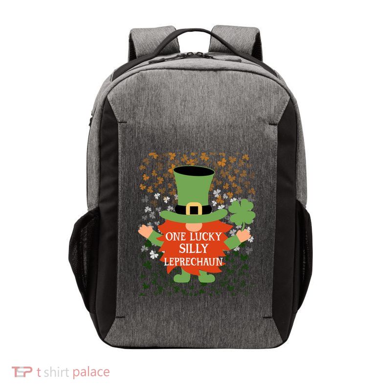 Silly Funny St PatrickS Day Lucky Gnome Family Matching Gift Vector Backpack