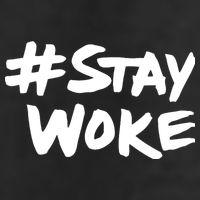 #Staywoke Funny Stay Woke Meme 7 Panel Mesh Trucker Snapback Hat