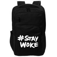 #Staywoke Funny Stay Woke Meme Impact Tech Backpack