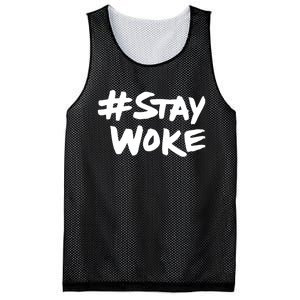 #Staywoke Funny Stay Woke Meme Mesh Reversible Basketball Jersey Tank