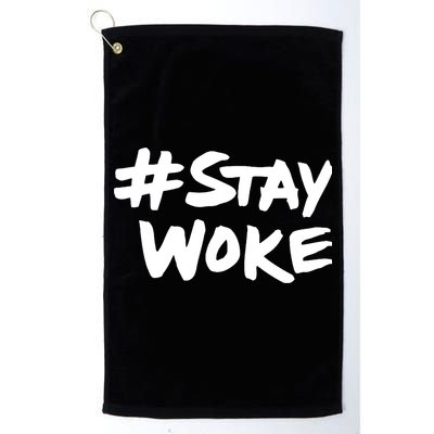 #Staywoke Funny Stay Woke Meme Golf Towel