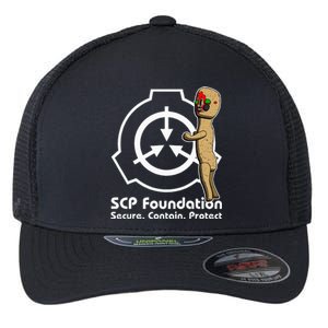 Scp Foundation Scp173 Flexfit Unipanel Trucker Cap