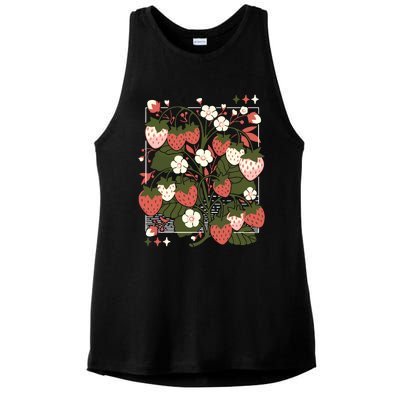 Strawberry Fields Ladies PosiCharge Tri-Blend Wicking Tank