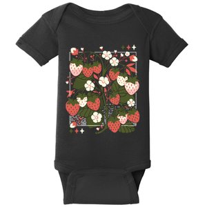 Strawberry Fields Baby Bodysuit