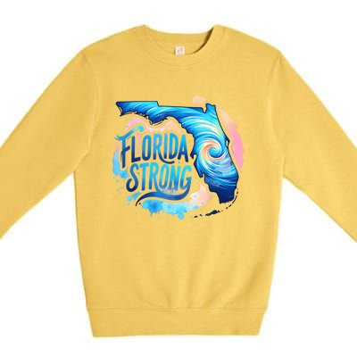 Support Florida Stay Western Strong Florida Premium Crewneck Sweatshirt