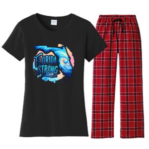 Support Florida Stay Western Strong Florida Women's Flannel Pajama Set