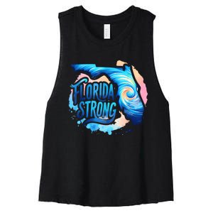 Support Florida Stay Western Strong Florida Women's Racerback Cropped Tank