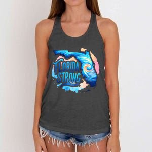 Support Florida Stay Western Strong Florida Women's Knotted Racerback Tank