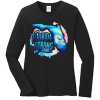 Support Florida Stay Western Strong Florida Ladies Long Sleeve Shirt