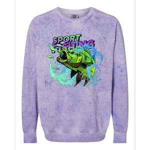 Sport Fishing Colorblast Crewneck Sweatshirt