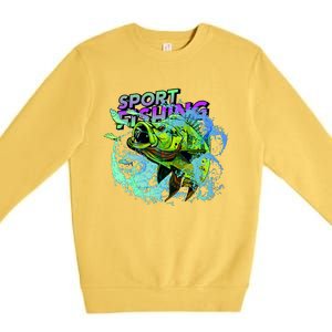 Sport Fishing Premium Crewneck Sweatshirt