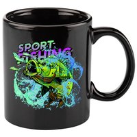 Sport Fishing 11oz C Handle Ceramic Mug