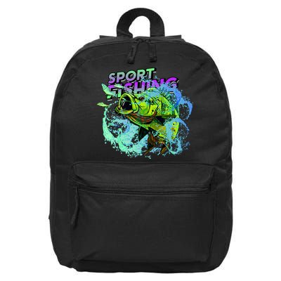 Sport Fishing 16 in Basic Backpack