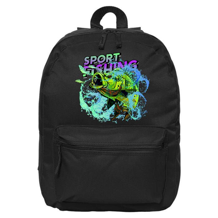 Sport Fishing 16 in Basic Backpack