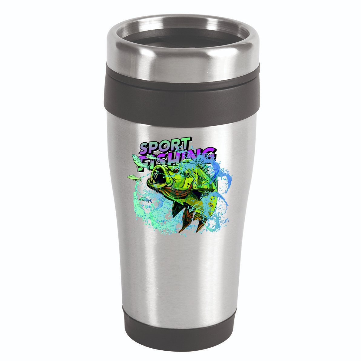 Sport Fishing 16oz Travel Tumbler
