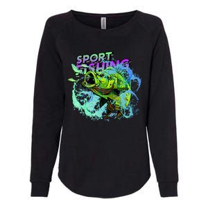 Sport Fishing Womens California Wash Sweatshirt