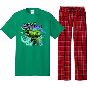 Sport Fishing Pajama Set