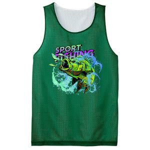 Sport Fishing Mesh Reversible Basketball Jersey Tank