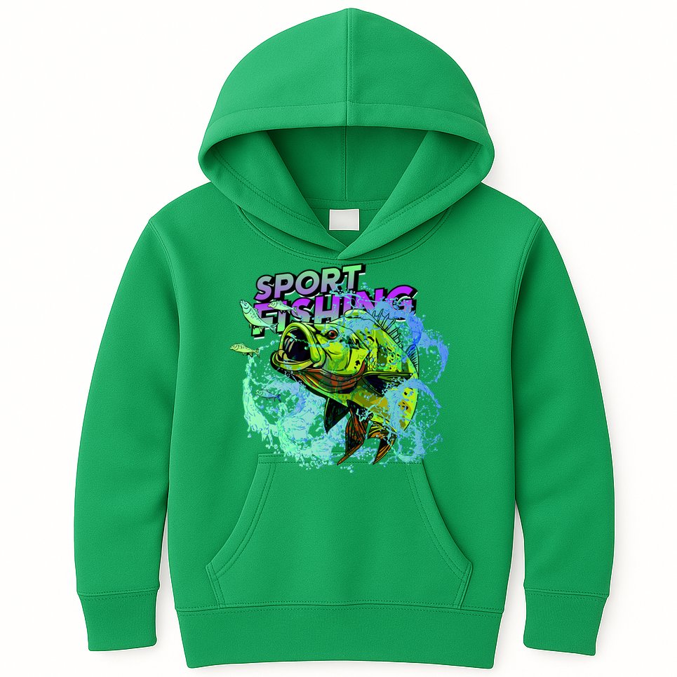 Sport Fishing Kids Hoodie