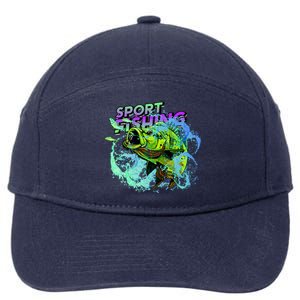 Sport Fishing 7-Panel Snapback Hat