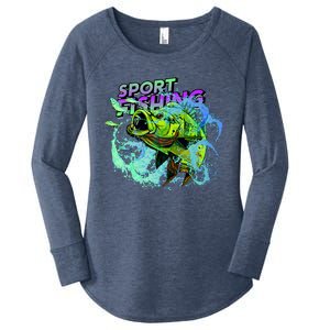 Sport Fishing Women's Perfect Tri Tunic Long Sleeve Shirt