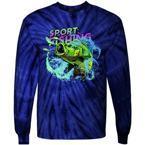 Sport Fishing Tie-Dye Long Sleeve Shirt