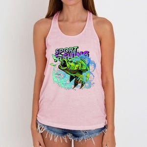 Sport Fishing Women's Knotted Racerback Tank