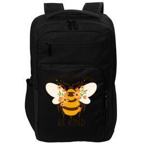 Sunflower Flower Sunshine Work Hard Stay Humble Gift Impact Tech Backpack