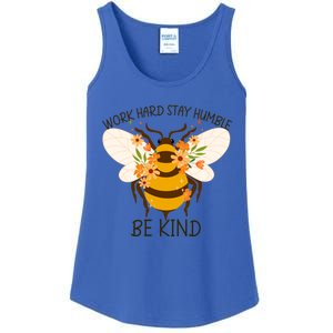 Sunflower Flower Sunshine Work Hard Stay Humble Gift Ladies Essential Tank