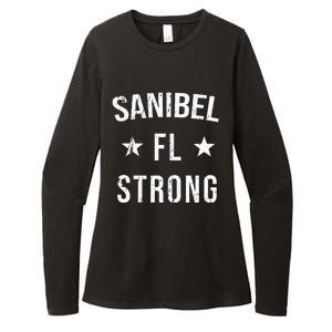 Sanibel Fl Strong Hometown Souvenir Vacation Florida Womens CVC Long Sleeve Shirt