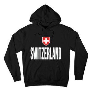 Swiss Flag Switzerland Souvenir Schweiz Gift Suisse Svizzera Hoodie