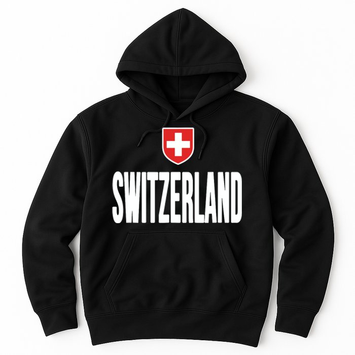 Swiss Flag Switzerland Souvenir Schweiz Gift Suisse Svizzera Hoodie