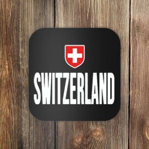 Swiss Flag Switzerland Souvenir Schweiz Gift Suisse Svizzera Coaster