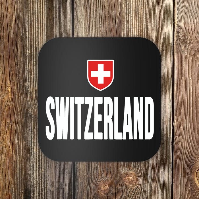 Swiss Flag Switzerland Souvenir Schweiz Gift Suisse Svizzera Coaster