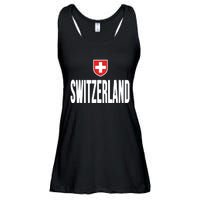 Swiss Flag Switzerland Souvenir Schweiz Gift Suisse Svizzera Ladies Essential Flowy Tank