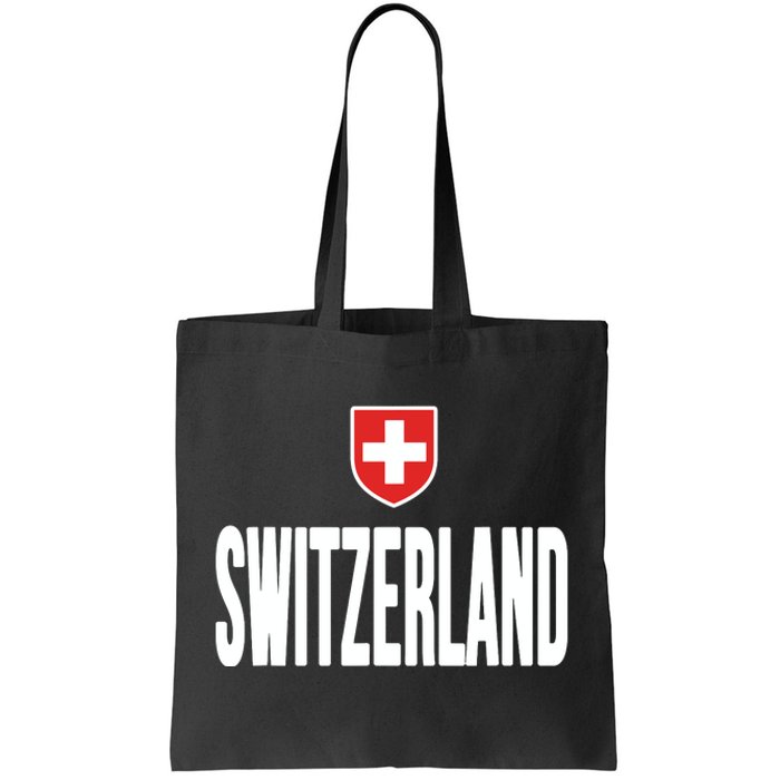 Swiss Flag Switzerland Souvenir Schweiz Gift Suisse Svizzera Tote Bag