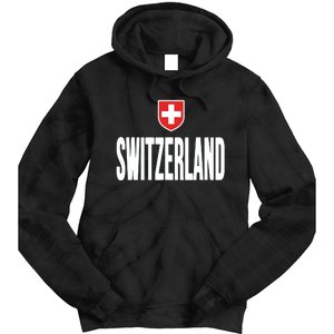 Swiss Flag Switzerland Souvenir Schweiz Gift Suisse Svizzera Tie Dye Hoodie